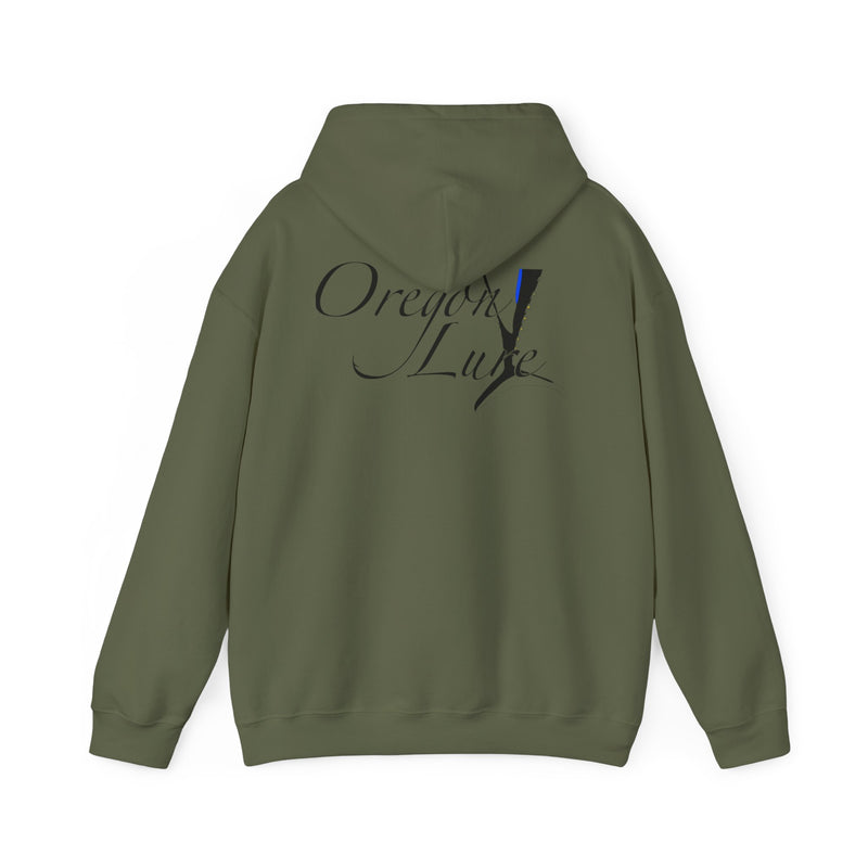 Load image into Gallery viewer, Unisex Heavy Blend™ Hooded Sweatshirt | Oregon Lure Tuna Logo
