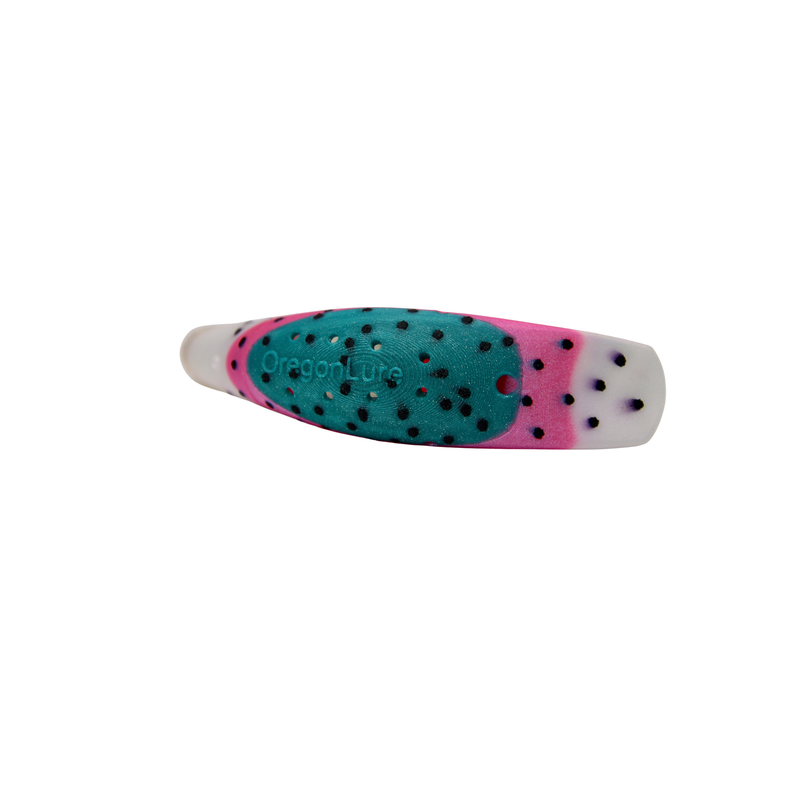Load image into Gallery viewer, Fishsickle Wiggling Scent Chamber River Salmon Lure