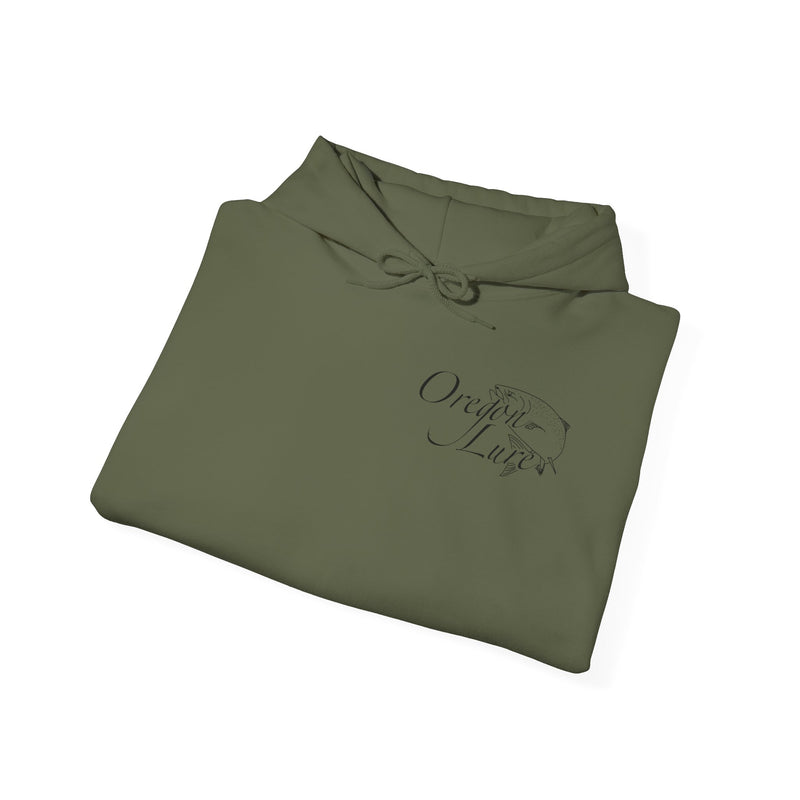 Load image into Gallery viewer, Unisex Heavy Blend™ Hooded Sweatshirt | Oregon Lure Tuna Logo