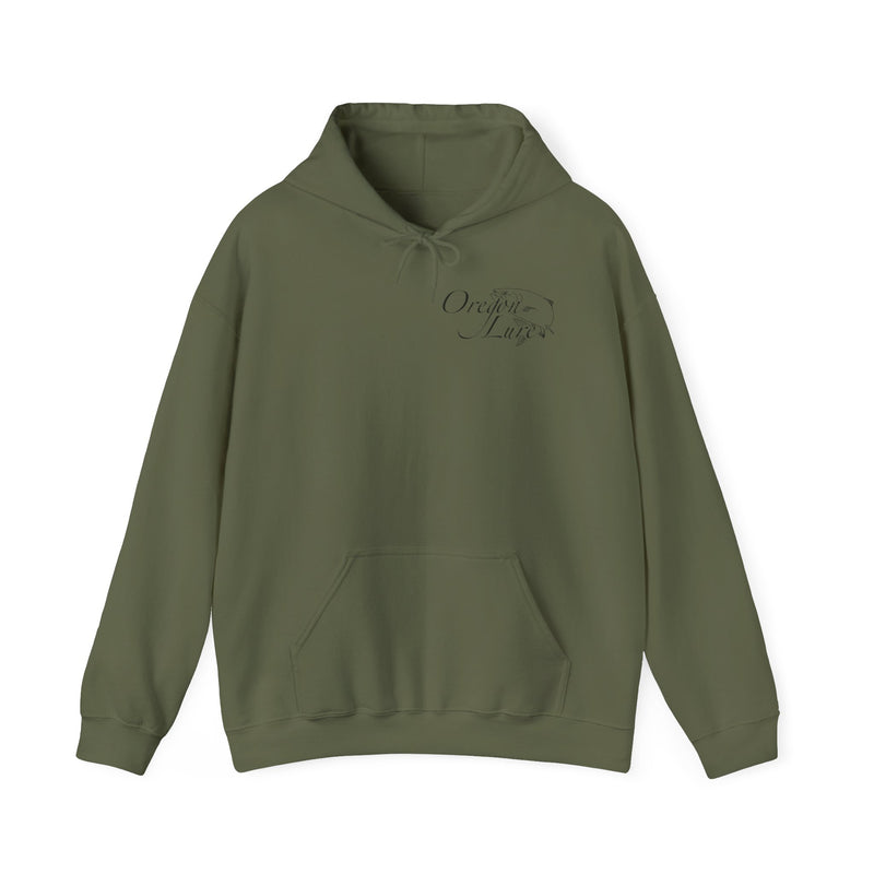 Load image into Gallery viewer, Unisex Heavy Blend™ Hooded Sweatshirt | Oregon Lure Tuna Logo