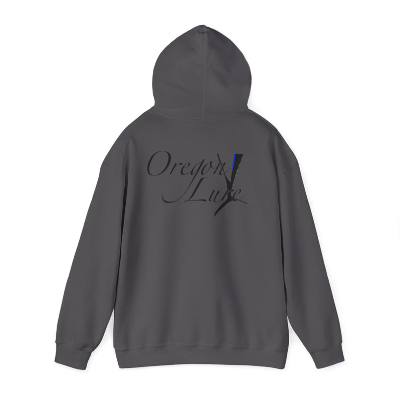 Load image into Gallery viewer, Unisex Heavy Blend™ Hooded Sweatshirt | Oregon Lure Tuna Logo