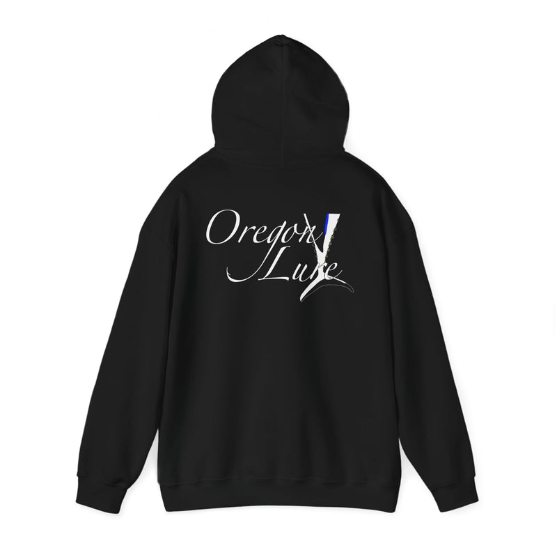 Load image into Gallery viewer, Unisex Heavy Blend™ Hooded Sweatshirt | Oregon Lure Tuna Logo