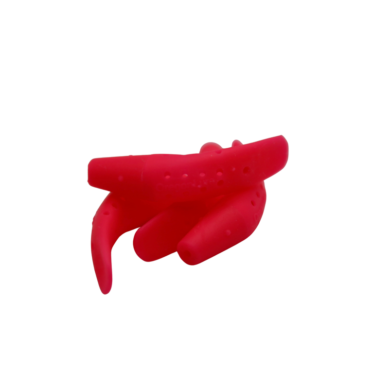 Load image into Gallery viewer, A pink wobbling trout fishing lure with a built in scent chamber