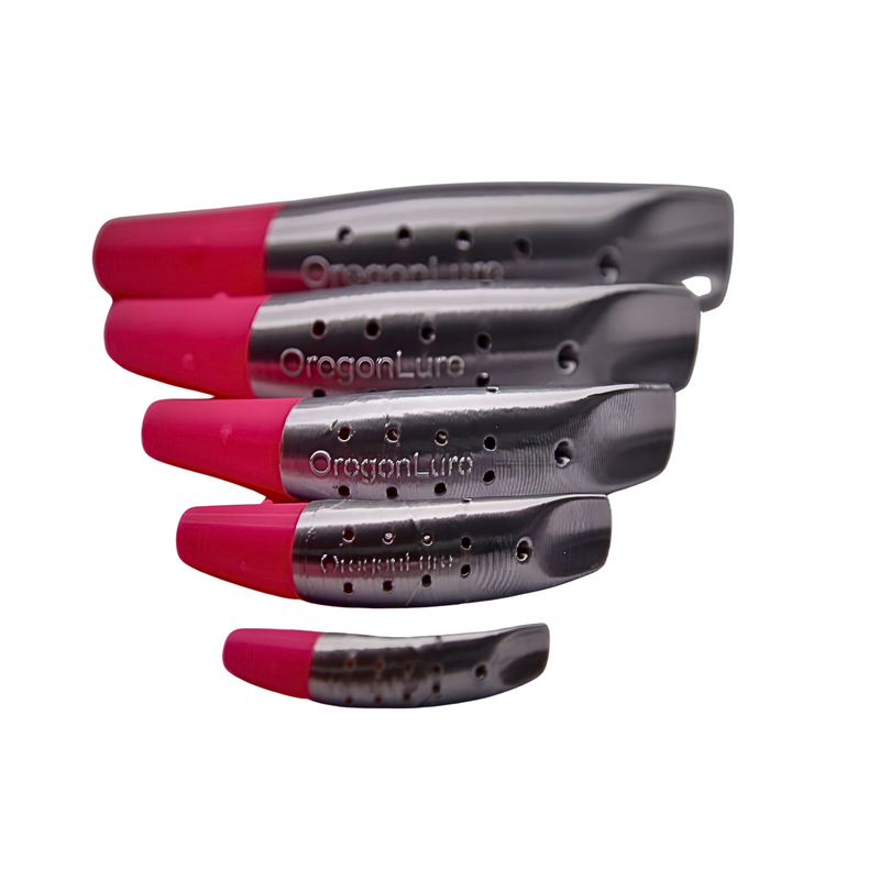 Load image into Gallery viewer, Fishsickle Wiggling Scent Chamber River Salmon Lure