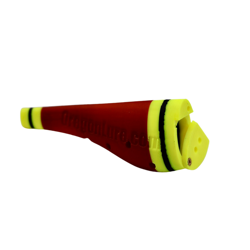 Load image into Gallery viewer, Salmon cut plug trolling lure in brown and yellow