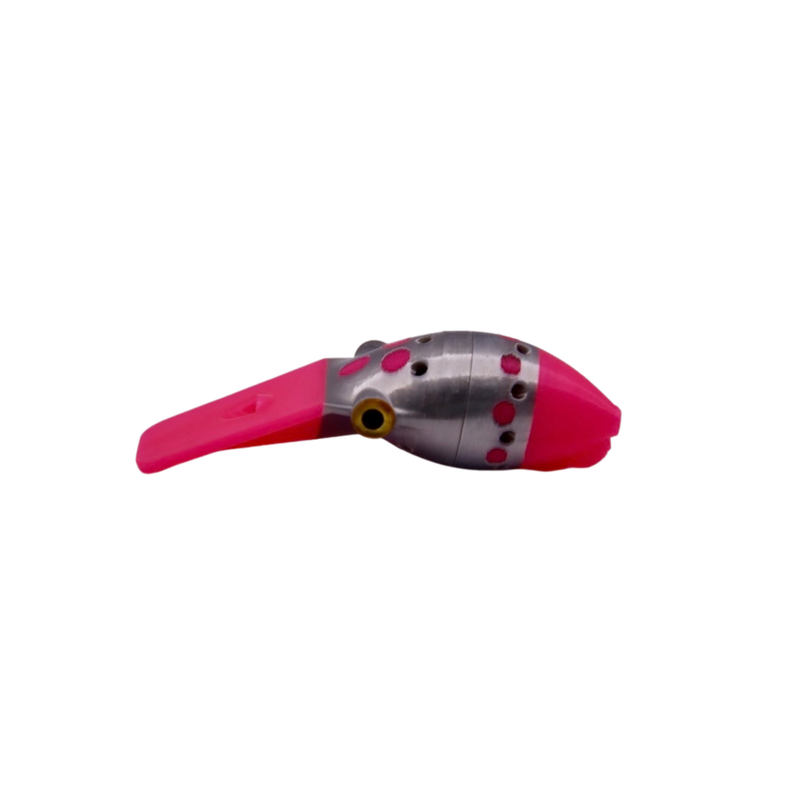 Load image into Gallery viewer, Vittle Vault Wobbler | 3.75” Salmon, Trout, Steelhead Fishing Lure | UV Glow, Internal Scent Chamber, Interchangeable Tail &amp; Head, Big-Lip Plug
