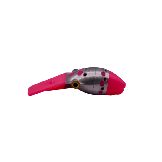 Vittle Vault Wobbler | 3.75” Salmon, Trout, Steelhead Fishing Lure | UV Glow, Internal Scent Chamber, Interchangeable Tail & Head, Big-Lip Plug