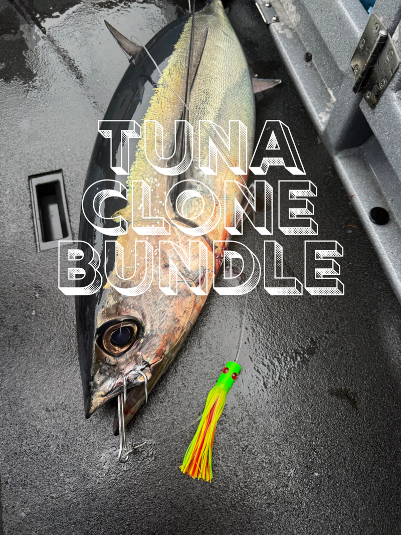 Load image into Gallery viewer, Holiday Tuna Clone Bundle – Offshore Tuna Lures for Albacore &amp; Bluefin
