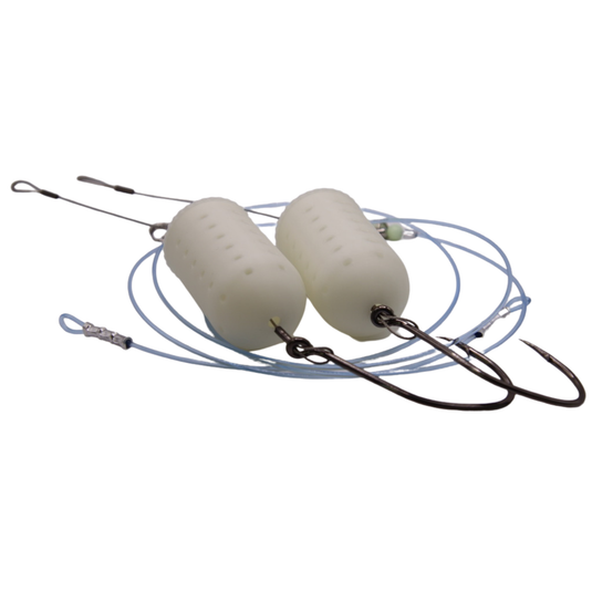 Halibut rigging | Durable halibut rigging built around the Bait Basket