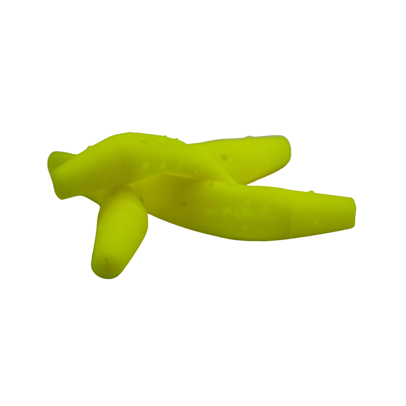 Load image into Gallery viewer, A yellow wobbling trout fishing lure with a built in scent chamber
