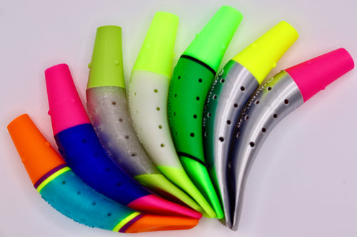 Assortment of fishsickles - great as chinook salmon lures, and coho salmon lures