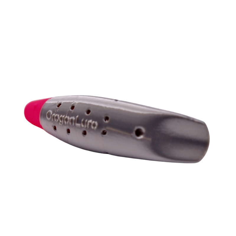 Load image into Gallery viewer, Fishsickle Wiggling Scent Chamber River Salmon Lure
