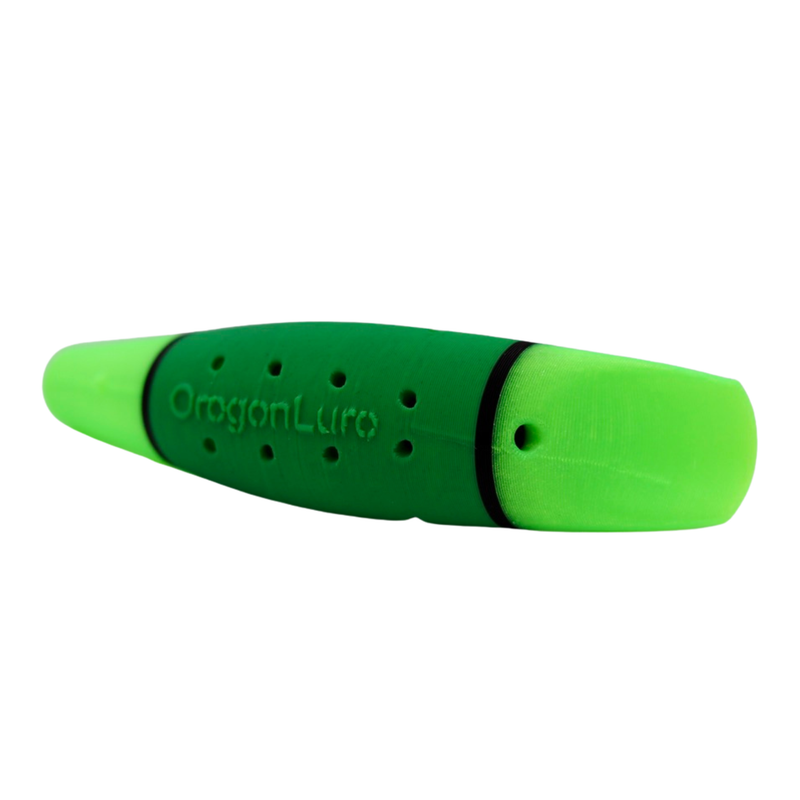 Load image into Gallery viewer, Fishsickle Wiggling Scent Chamber River Salmon Lure

