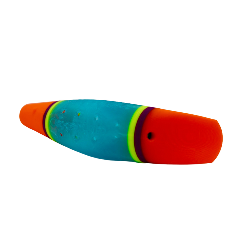 Load image into Gallery viewer, Fishsickle Wiggling Scent Chamber River Salmon Lure
