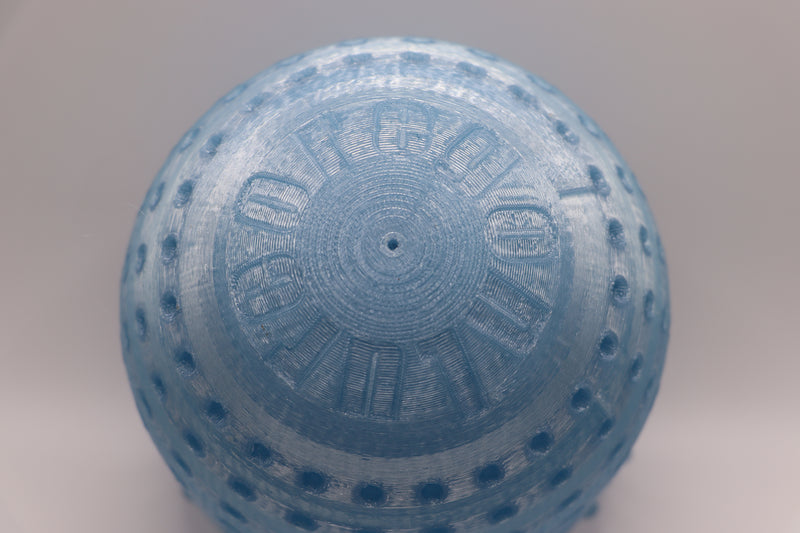 Load image into Gallery viewer, Mega bait basket in blue for crabbing from the top
