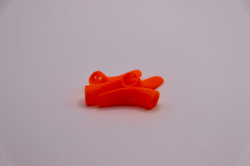 Load image into Gallery viewer, Fresh water lure bodies in neon orange - used as bass lure, trout lure, and walleye fishing tackle
