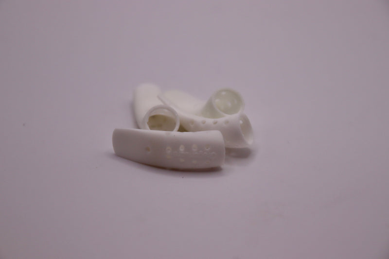 Load image into Gallery viewer, Fresh water lure bodies in white - used as bass lure, trout lure, and walleye fishing tackle
