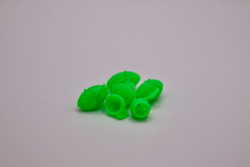 Load image into Gallery viewer, Bait basket nanos in neon green - great for salmon lures, bass lures, trout lures, and walleye fishing tackle
