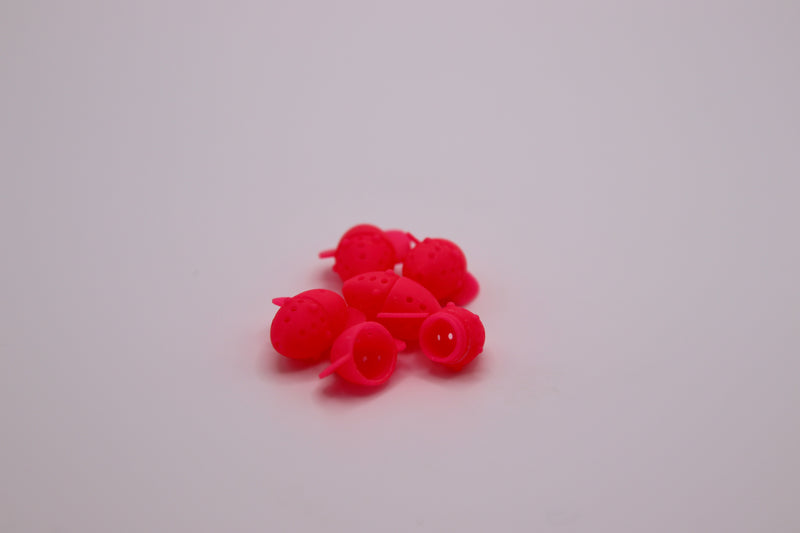 Load image into Gallery viewer, Bait basket nanos in neon pink - great for salmon lures, bass lures, trout lures, and walleye fishing tackle
