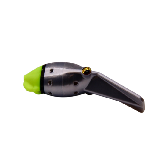 Vittle Vault Wobbler | 3.75” Salmon, Trout, Steelhead Fishing Lure | UV Glow, Internal Scent Chamber, Interchangeable Tail & Head, Big-Lip Plug